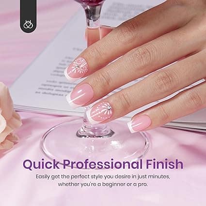 French Tip Press On Nails